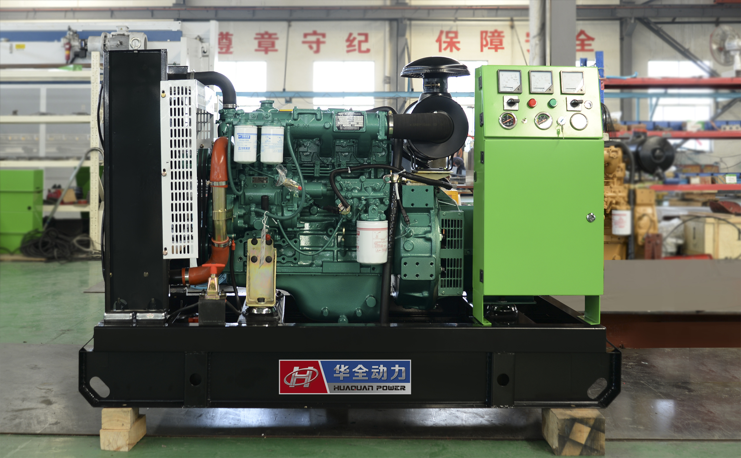 華全真機智！這些措施讓柴油發(fā)電機組在沙漠都能正常工作